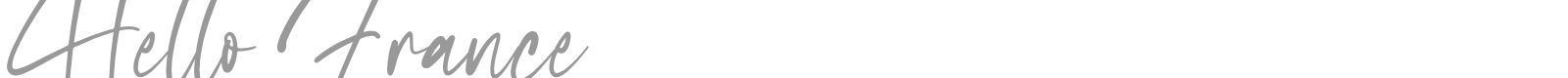 Hello France font preview